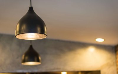 Partes de una lámpara de techo